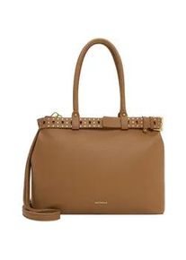 Emily & Noah Shopper EMILY & NOAH "Shopper E&N Justine", Damen, Gr. B/H/T: 37cm x 27cm x 14cm 0, gelb (sahara 920), PVC, Taschen Shopper