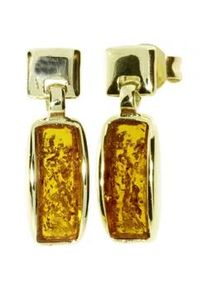 Paar Ohrstecker OSTSEE-SCHMUCK "- Jasmina - Gold 333/000 - Bernstein" Gr. 19, gold (gold 333, goldfarben, gelb), Ohrringe, Damen, Gelbgold 333