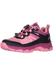 Outdoorschuh Trollkids "KIDS SIRDAL HIKER LOW", Kinder, Gr. 37, fresh berry, candy pink, graphite, Synthetik, Schuhe Outdoorschuh, wasserdicht