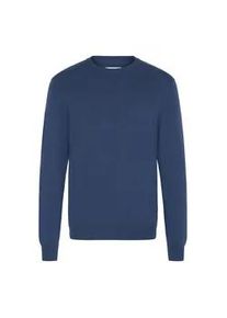 Strickfleece-Pullover Blend "Strickpullover BHDAN", Herren, Gr. XXL, blau (marineblaus), Obermaterial: 70% Viskose CV. 30% Nylon NY., Pullover