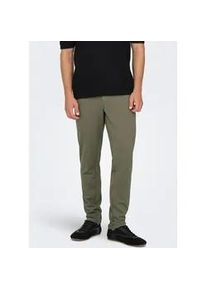 Only & Sons Chinohose ONLY & SONS "ONSMARK SLIM GW 0209 PANT NOOS", Herren, Gr. 34, L&auml;nge 32, bungee cord, Web, Obermaterial: 68% Viskose, 29% Polyester, 3% Elasthan, unifarben, slim fit lang, Hosen Chinohose, Viskosemischung, slim fit