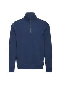 Troyer Blend "Longsweatshirt BHMBriso", Herren, Gr. M, blau (marineblaus), Obermaterial: 60% Baumwolle CO. 40% Polyester PES., Pullover Troyer