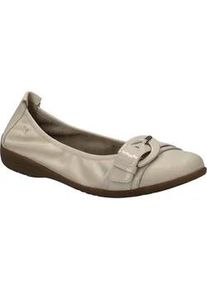 Ballerina Josef Seibel "Fenja 23, sand", Damen, Gr. 40, beige (sand), Obermaterial: 100% Rindsleder Leather cow., Schuhe Ballerina