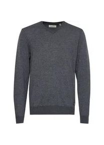 Strickfleece-Pullover Blend "Strickpullover BHBRUTON V-neck", Herren, Gr. XL, schwarz, Obermaterial: 100% Polyester PES., Pullover