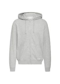 Kapuzensweatjacke Blend "Kapuzenfleecejacke BHMBrilo", Herren, Gr. XXL, grau (stone mix), Obermaterial: 60% Baumwolle CO. 40% Polyester PES., Sweatjacken