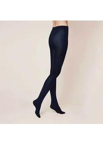 Feinstrumpfhose Kunert "Strumpfhose Mystique 100", Damen, Gr. 48-50, schwarz (marine 0880), Obermaterial: 90% Polyamid PA. 10% Elasthan EL., Strumpfhosen Feinstrumpfhose