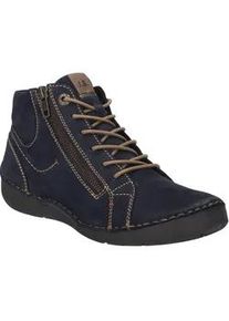 Stiefelette Josef Seibel "Fergey 67, ocean", Damen, Gr. 37, blau (ocean), Obermaterial: 100% Rindsleder Leather cow., Schuhe Stiefelette