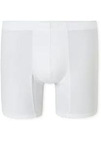 Boxershorts Schiesser "Boxershort Premium Cotton-Shorts 1er Pack", Herren, Gr. L, wei&szlig;, Obermaterial: 95% Baumwolle CO. 5% Elasthan EL., Unterhosen