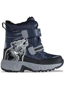 Winterboots Lotto, Kinder, Gr. 33, navy, grau, Synthetik, mehrfarbig, Schuhe Winterboots, - mit Blinklichtern