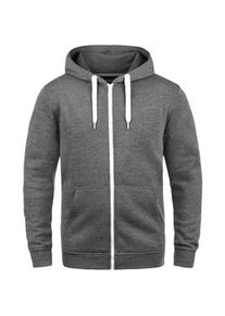 !Solid Kapuzensweatjacke SOLID "Kapuzensweatjacke SDOlli", Herren, Gr. 3XL, grau (grau mel), Obermaterial: 80% Polyester PES. 20% Baumwolle CO., Sweatjacken