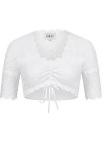 N&uuml;bler Dirndlbluse N&Uuml;BLER "Dirndlbluse kurzarm Nena", Damen, Gr. 34, wei&szlig;, Obermaterial: 85% Polyester PES. 15% Elasthan EL., Blusen Dirndlbluse