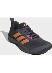 Trainingsschuh Adidas PERFORMANCE "RAPIDMOVE 2", Herren, Gr. 45, aurora onix, lucid orange, core schwarz, Textil, Schuhe