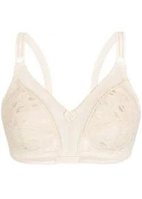 Sassa Mode Soft-BH SASSA "Soft BH ohne B&uuml;gel Functional Bras", Damen, Gr. 100, Cup A, beige, Spitze, Obermaterial: 90% Polyamid PA. 10% Elasthan EL., BHs Soft-BH