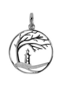 Kettenanh&auml;nger OSTSEE-SCHMUCK "- Windfl&uuml;chter 23 mm - Silber 925/000 - ohne Stein" Gr. 31, silber (silber 925, silberfarben, wei&szlig;), Schmuckanh&auml;nger, Damen, Silber 925 (Sterlingsilber), Kettenanh&auml;nger