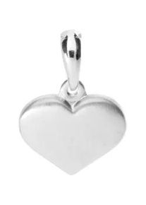 Kettenanh&auml;nger OSTSEE-SCHMUCK "- Herz 15 mm - Silber 925/000 -" Gr. 22, silber (silber 925, silberfarben, wei&szlig;), Schmuckanh&auml;nger, Damen, Silber 925 (Sterlingsilber), Kettenanh&auml;nger