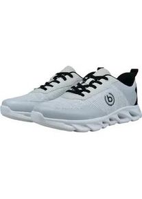 Sneaker Bugatti, Herren, Gr. 44, wei&szlig;, Lederimitat, Textil, Schuhe Sneaker, Freizeitschuh, Halbschuh, Slipper mit seitlichem Logo-Icon