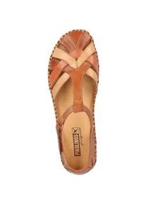 Riemchensandale Pikolinos "Pikolinos Sandalen Leder", Damen, Gr. 42, braun (brandy), Leder, Schuhe Riemchensandale