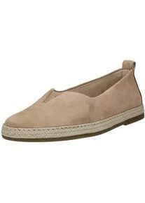 Slipper Gabor "Gabor Slipper Leder", Damen, Gr. 39, sand, Leder, Schuhe Slipper