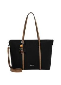 Emily & Noah Shopper EMILY & NOAH "Shopper E&N Johanna", Damen, Gr. B/H/T: 41cm x 27cm x 14cm 0, schwarz (schwarz 100), Polyurethan, Taschen Shopper