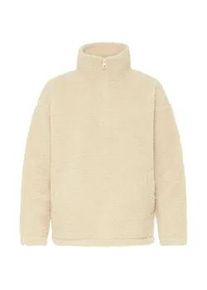 Fleecejacke oxmo "Fleecejacke OXTOLIRONE", Damen, Gr. XS, beige (oyster), Obermaterial: 100% Polyester PES., Jacken Fleecejacke