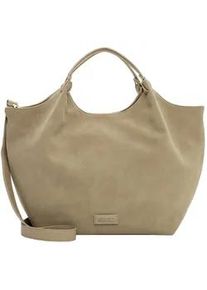 Emily & Noah Shopper EMILY & NOAH "Shopper E&N Jeanna", Damen, Gr. B/H/T: 52cm x 30cm x 14cm 0, gr&uuml;n (khaki 910), Polyurethan, Taschen Shopper