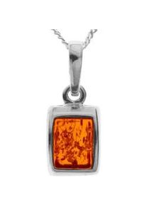 Kette mit Anh&auml;nger OSTSEE-SCHMUCK "- Stefanie - Silber 925/000 - Bernstein" Gr. 42, silber (silber 925, silberfarben, wei&szlig;), Schmuck_Sets, Damen, 42, Silber 925 (Sterlingsilber)