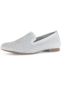 Slipper Gabor "Slipper", Damen, Gr. 39, grau, Schuhe Slipper