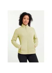 Fleecejacke Jack Wolfskin "TAUNUS 100 FZ W", Damen, Gr. XL (46), daisy, Obermaterial: 100% POLYESTER; Futter: 100% POLYESTER, Jacken Fleecejacke
