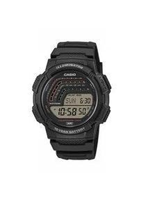 Chronograph, schwarz, CASIO TIMELESS COLLECTION, Armbanduhren, Herren, Chronograph, Quarzuhr, Armbanduhr, Herrenuhr, digital, automatischer Kalender