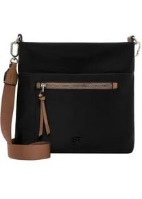 Umh&auml;ngetasche SURI FREY "Umh&auml;ngetasche SFY Destiney", Damen, Gr. B/H/T: 27cm x 27cm x 5cm 0, schwarz (schwarz 100), Polyurethan, Taschen Umh&auml;ngetasche