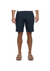 Shorts INDICODE "INMinolus", Herren, Gr. L, N-Gr, navy, Web, Obermaterial: 100% Baumwolle, unifarben, regular fit, Hosen Shorts