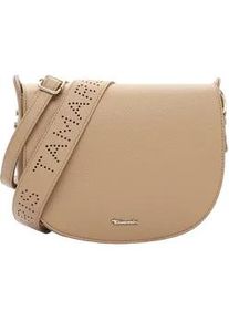 Umh&auml;ngetasche Tamaris "Umh&auml;ngetasche TAS Kiri", Damen, Gr. B/H/T: 25cm x 20cm x 8cm 0, beige (sand 420), Polyurethan, Taschen Umh&auml;ngetasche