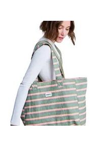 Strandtasche Roxy "Anti Bad Vibes", Damen, oil gr&uuml;n say it with stripes, Baumwolle, Taschen Strandtasche