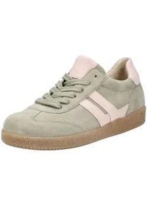 Sneaker Gabor "Gabor Sneaker Veloursleder", Damen, Gr. 40, gr&uuml;n, Veloursleder, Schuhe Sneaker
