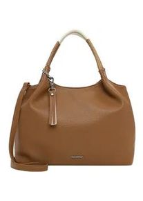 Emily & Noah Shopper EMILY & NOAH "Shopper E&N Jeanine", Damen, Gr. B/H/T: 37cm x 32cm x 12cm 0, gelb (sahara 920), Polyurethan, Taschen Shopper