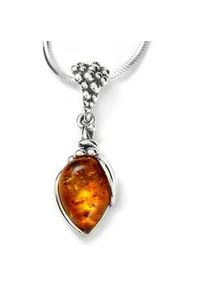 Kette mit Anh&auml;nger OSTSEE-SCHMUCK "- Traube - Silber 925/000 - Bernstein" Gr. 45, silber (silber 925, silberfarben, wei&szlig;), Schmuck_Sets, Damen, 45, Silber 925 (Sterlingsilber)