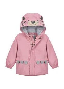 Funktionsjacke "FIOS 10 MNS JCKT", Kinder, Gr. 98/104, pink, Obermaterial: 100% Polyester;Futter: 100% Polyester;Futter 2:, FIRST INSTINCT BY Killtec, Jacken Funktionsjacke, Wind- und wasserdichte Kinderjacke im Leo-Design mit Kinnschutz