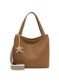 Shopper Tamaris "Shopper TAS Kea", Damen, Gr. B/H/T: 37cm x 32cm x 16cm 0, gelb (sahara 920), Polyurethan, Taschen Shopper