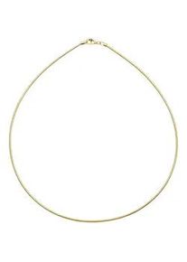 Halsreif OSTSEE-SCHMUCK "- Omega 1,7 mm - Silber 925/000, vergoldet -" Gr. 42, gold (goldfarben, gelb), Halsketten, Damen, 42, Silber 925 (Sterlingsilber)