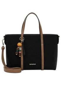 Emily & Noah Shopper EMILY & NOAH "Shopper E&N Johanna", Damen, Gr. B/H/T: 32cm x 20cm x 10cm 0, schwarz (schwarz 100), Polyurethan, Taschen Shopper