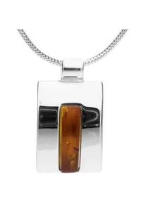 Kette mit Anh&auml;nger OSTSEE-SCHMUCK "- Zera - Silber 925/000 - Bernstein" Gr. 45, silber (silber 925, silberfarben, wei&szlig;), Schmuck_Sets, Damen, 45, Silber 925 (Sterlingsilber)