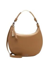 Emily & Noah Beuteltasche EMILY & NOAH "Beutel E&N Jeanine", Damen, Gr. B/H/T: 38cm x 31cm x 10cm 0, gelb (sahara 920), Polyurethan, Taschen Beuteltasche