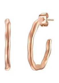 Paar Creolen EASTSIDE "Set: ES449", rosa (ros&eacute;gold), Ohrringe, Damen, 24,8, Edelstahl, aus Edelstahl