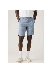 Levi's Chinoshorts LEVI'S "XX CHINO SHORT II", Herren, Gr. 31, N-Gr, kano blau cotton linen, Web, Obermaterial: 64% Baumwolle, 28% Leinen, 6% Elastomultiester, 2% Elasthan, normal knieumspielend, Hosen Chinoshorts, Sommerhose mit Logobadge