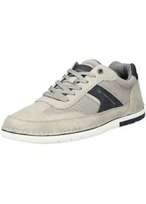 Sneaker Tom Tailor "Tom Tailor Sneaker Lederimitat/Textil", Herren, Gr. 41, grau, Lederimitat, Textil, Schuhe Sneaker