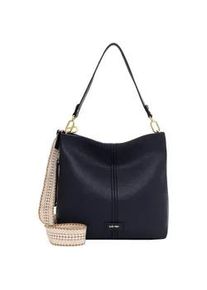 Beuteltasche SURI FREY "Beutel SFY Gray", Damen, Gr. B/H/T: 31cm x 32cm x 13cm 0, blau (blau 500), Polyurethan, Taschen Beuteltasche