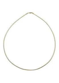 Halsreif OSTSEE-SCHMUCK "- Omega 3,0 mm - Silber 925/000, vergoldet -" Gr. 50, gold (goldfarben, gelb), Halsketten, Damen, 50, Silber 925 (Sterlingsilber)