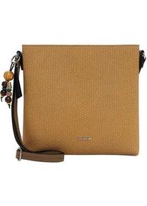 Emily & Noah Umh&auml;ngetasche EMILY & NOAH "Umh&auml;ngetasche E&N Johanna", Damen, Gr. B/H/T: 28cm x 27cm x 5cm 0, gelb (sahara 920), Polyurethan, Taschen Umh&auml;ngetasche