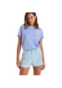 Shorts Roxy "Vibrant Community", Damen, Gr. S, light blau, Obermaterial: 100% Walkfrottier;, Hosen Shorts