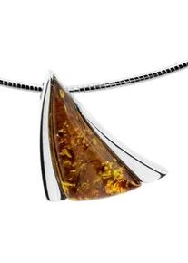 Kette mit Anh&auml;nger OSTSEE-SCHMUCK "- Gleiter-Imke 22 - Silber 925/000 - Bernstein" Gr. 42, silber (silber 925, silberfarben, wei&szlig;), Schmuck_Sets, Damen, 42, Silber 925 (Sterlingsilber)